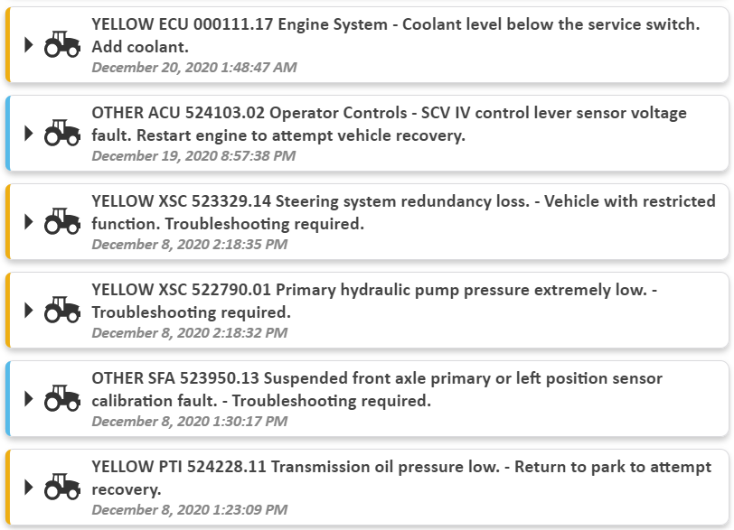 JDLink Machine Alerts