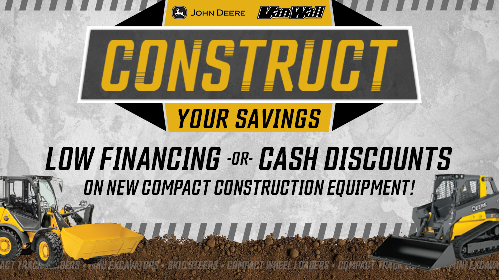 John Deere Compact Construction Discounts