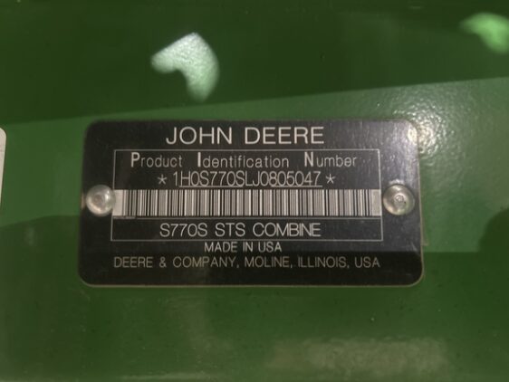 2019 John Deere S770 - Image 30