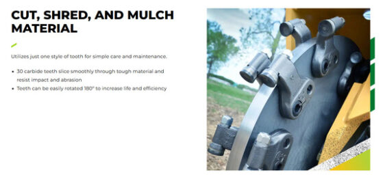 2025 Diamond Mowers 26" SKID STEER MILLER STUMP GRINDER - Image 4