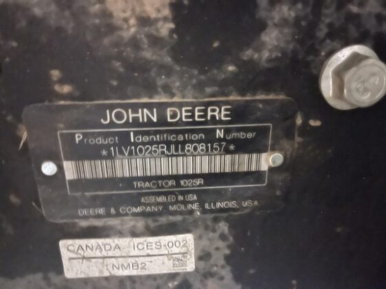 2020 John Deere 1025R - Image 14