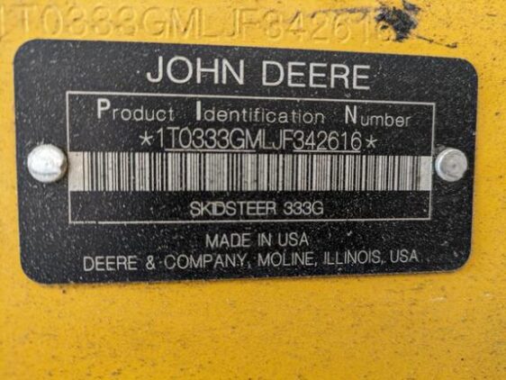 2018 John Deere 333G - Image 13