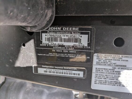 2015 John Deere XUV 825i Power Steering - Image 7