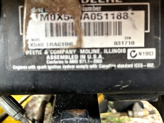 2010 John Deere X540 - Image 6
