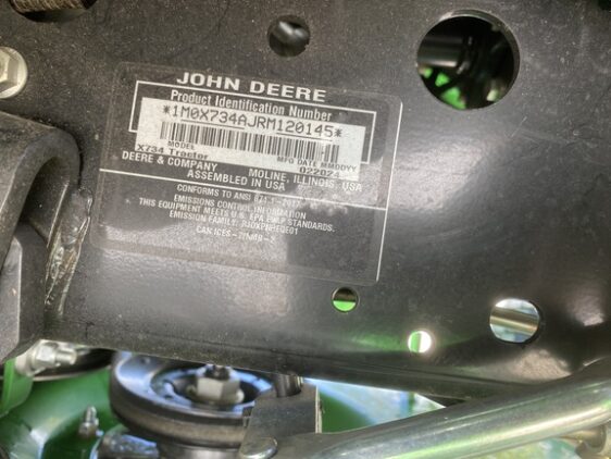 2024 John Deere X734 - Image 6