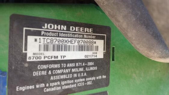 2014 John Deere 8700 - Image 8
