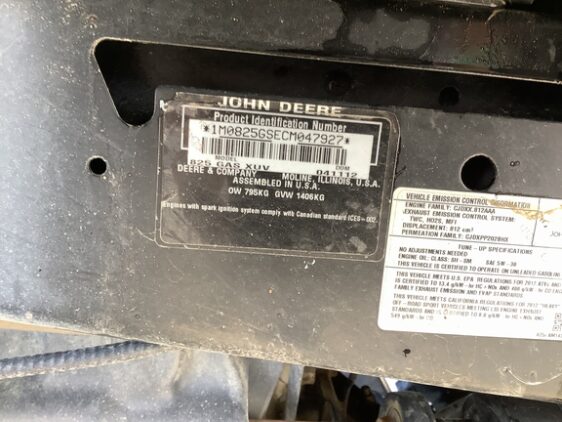 2012 John Deere XUV 825i - Image 12