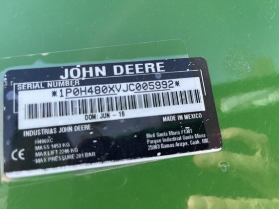 2018 John Deere H480 - Image 6