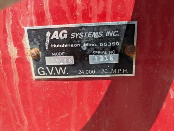 2018 AG Systems Inc. AG 116 - Image 5