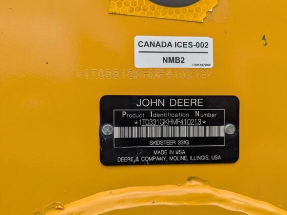 2021 John Deere 331G - Image 9