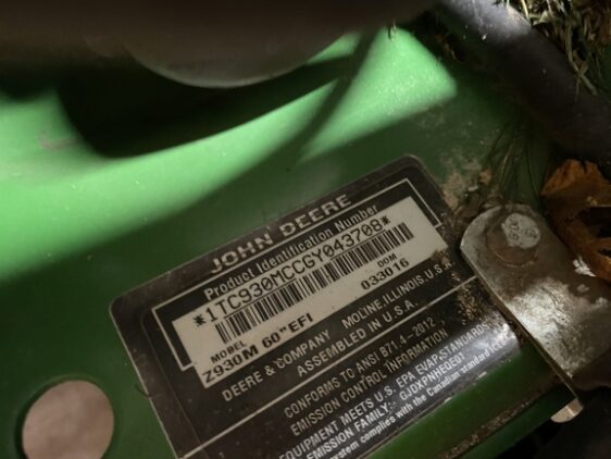 2016 John Deere Z930M - Image 13