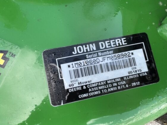 2015 John Deere 1025R - Image 6