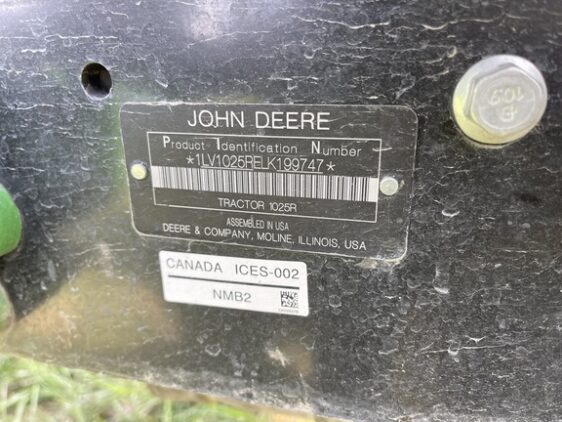 2019 John Deere 1025R - Image 18