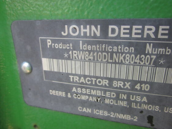 2022 John Deere 8RX 410 - Image 16
