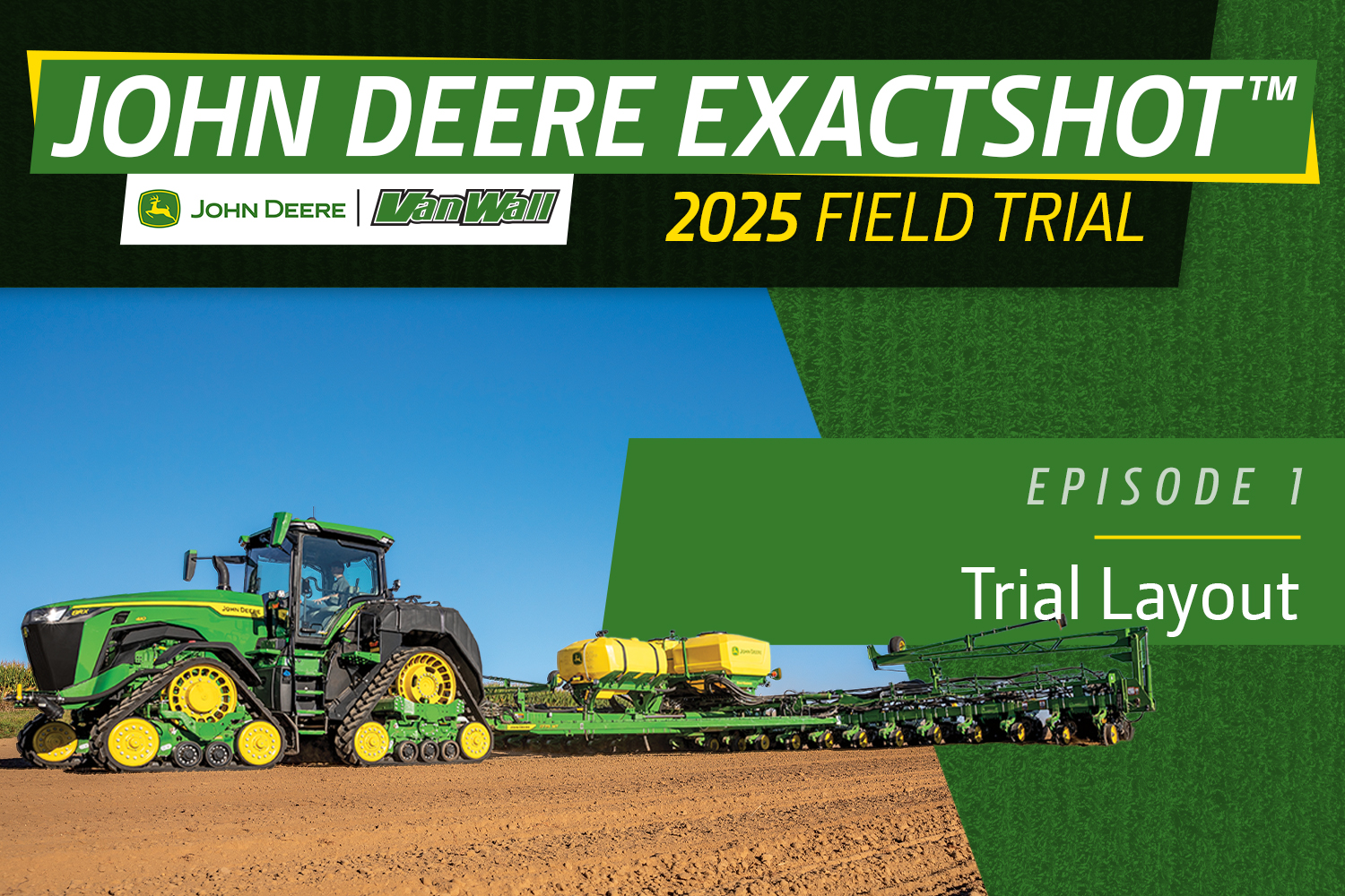John Deere ExactShot Planter Fertilizer System