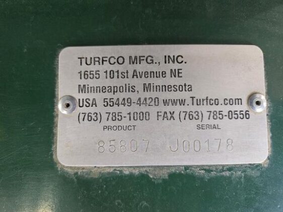2007 Turfco 1530 - Image 2