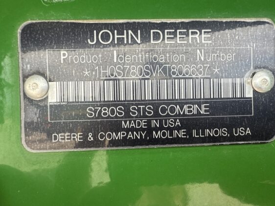 2019 John Deere S780 - Image 72