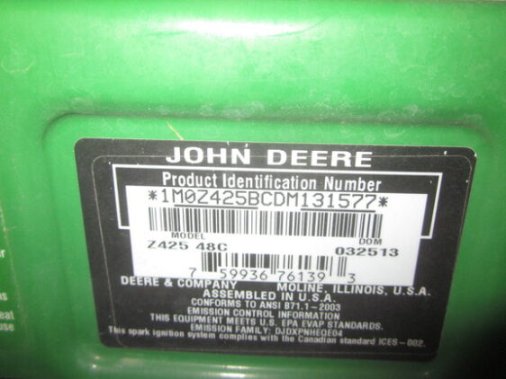 2013 John Deere Z425 - Image 6