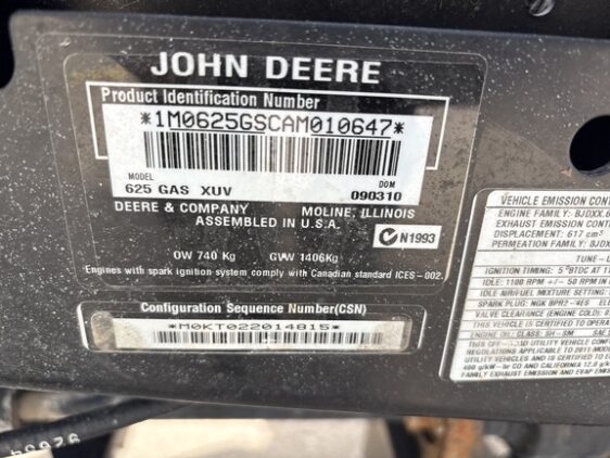 2011 John Deere XUV 625i - Image 22