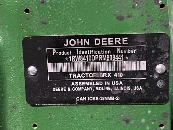 2024 John Deere 8RX 410 - Image 12