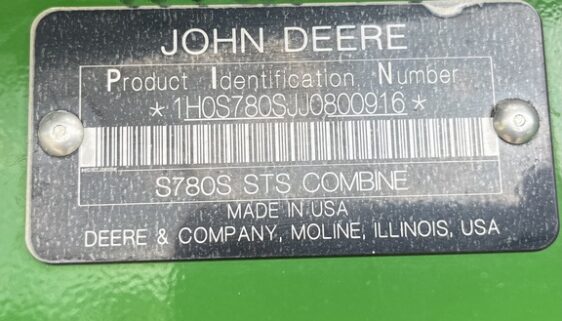 2018 John Deere S780 - Image 35