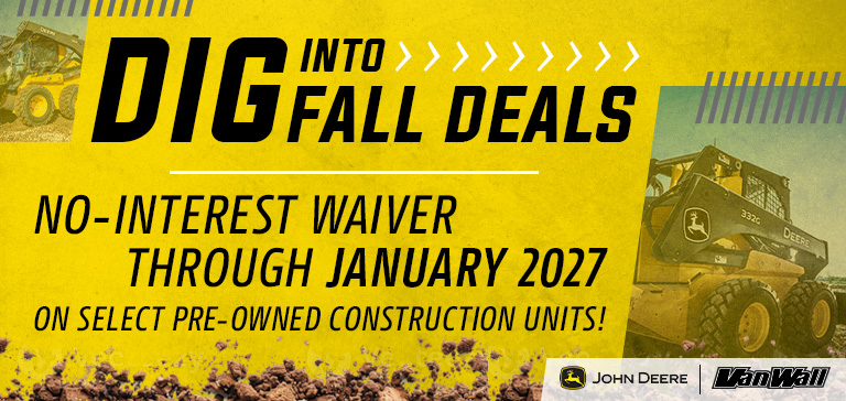 John Deere Used Construction Equipment Financing