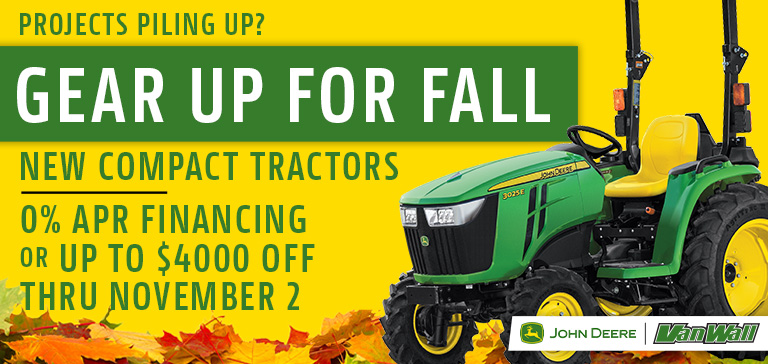 John Deere Compact Tractor Financing Discounts