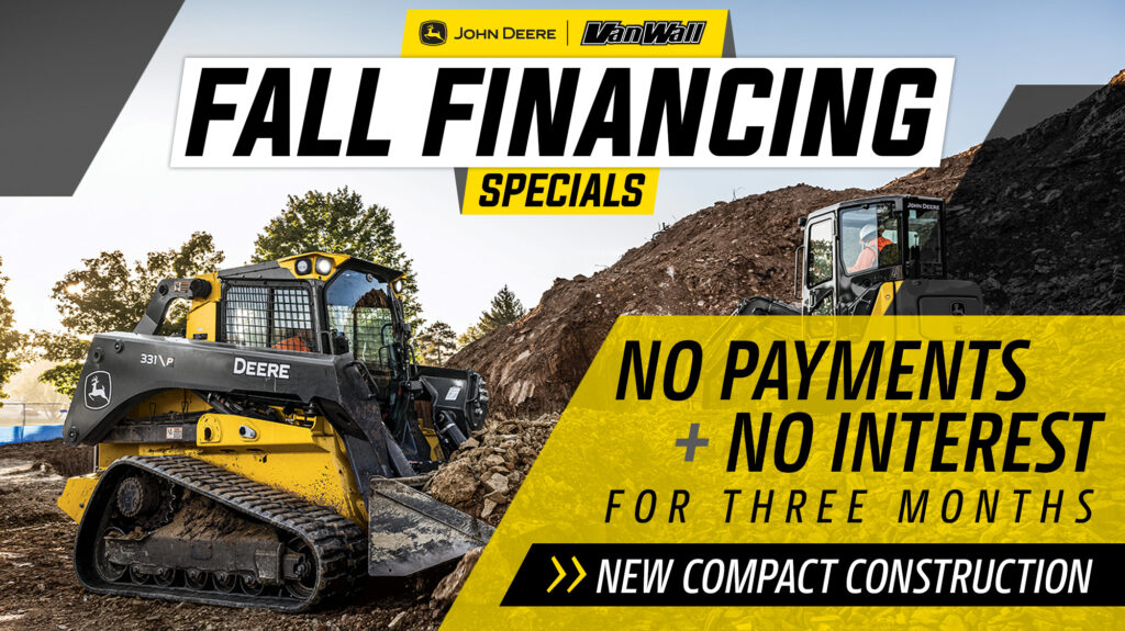 John Deere Compact Construction Equipment Financing