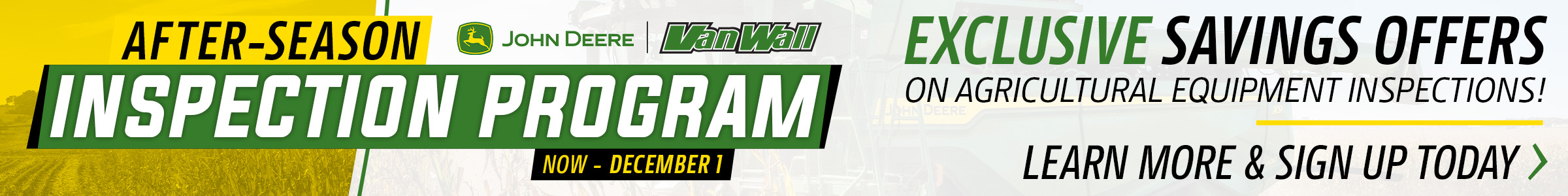 John Deere Agricultural Equipment Inspections